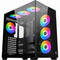 PC-behuizing - XIGMATEK - Aqua V AIR - Cube - ATX - Gehard glas - ARGB - Zwart
