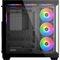 PC-behuizing - XIGMATEK - Aqua V AIR - Cube - ATX - Gehard glas - ARGB - Zwart