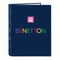 Ringmap Benetton Damero Marineblauw A4 26.5 x 33 x 4 cm