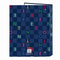 Ringmap Benetton Damero Marineblauw A4 26.5 x 33 x 4 cm