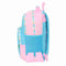 Schoolrugzak Benetton Unique Roze Turkoois 32 x 42 x 15 cm