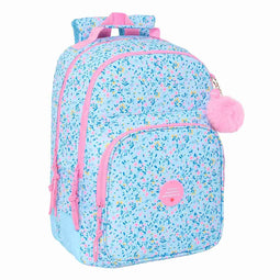 Schoolrugzak Vicky Martín Berrocal Paraíso Blauw Roze 32 x 42 x 15 cm