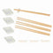 Sushi-set Kinvara 1249SJ4111 Wit Bamboe Porselein (12 Onderdelen) (6 Stuks)