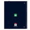 Ringmap Benetton Flag Marineblauw 27 x 32 x 3.5 cm