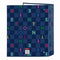 Ringmap Benetton Damero Marineblauw A4 27 x 33 x 6 cm