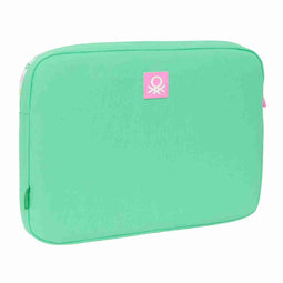 Laptophoes Benetton Mint Groen 15,6'' 39,5 x 27,5 x 3,5 cm