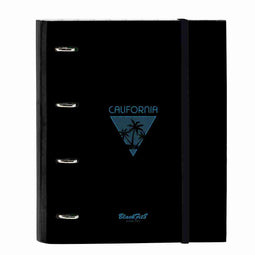 Ringmap BlackFit8 California Blauw Zwart 27 x 32 x 3.5 cm