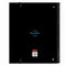 Ringmap BlackFit8 California Blauw Zwart 27 x 32 x 3.5 cm