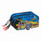 Pennenetui met 3 vakken Hot Wheels Let's race Blauw Zwart 21,5 x 10 x 8 cm