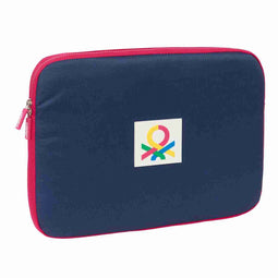 Laptophoes Benetton Cherry Kers Marineblauw 15,6'' 39,5 x 27,5 x 3,5 cm
