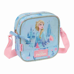 Schoudertas Frozen Ice magic Blauw 16 x 18 x 4 cm