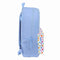 Schoolrugzak Smiley Joyful Blauw Multicolour 30 x 46 x 14 cm