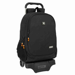 Schoolrugzak met Wielen Munich Lagoon Zwart 32 x 44 x 16 cm