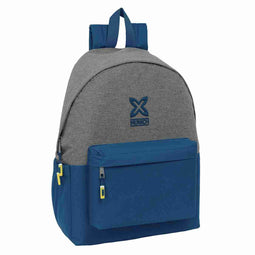 Laptoptas Munich Street Blauw Grijs 31 x 43 x 13 cm