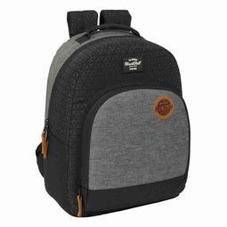 Schoolrugzak BlackFit8 Old school Zwart Grijs 32 x 42 x 15 cm