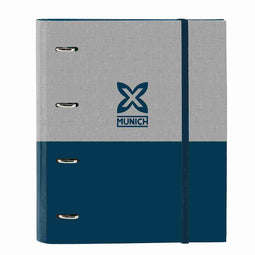 Ringmap Munich Street Blauw Grijs 27 x 32 x 3.5 cm