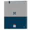 Ringmap Munich Street Blauw Grijs 27 x 32 x 3.5 cm