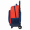 Schoolrugzak met Wielen Super Mario Trick Rood Donkerblauw 33 x 45 x 22 cm