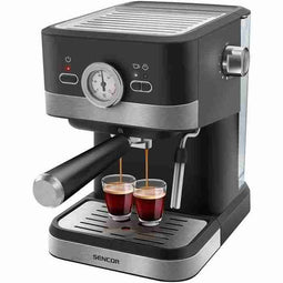Espressomachine - SENCOR - SES 1721BK - 1050 W - 20 bars - Zwart