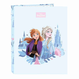 Ringmap Frozen Ice magic Blauw A4 26.5 x 33 x 4 cm