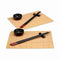 Sushi-set Kinvara SJ4702 Zwart Natuurlijk Bamboe Porslin (8 Onderdelen) (6 Stuks)
