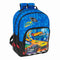Schoolrugzak Hot Wheels Let's race Blauw Zwart 32 x 42 x 15 cm