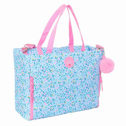 Laptoptas Vicky Martín Berrocal Paraíso Blauw Licht Roze 40 x 31 x 17 cm