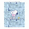Ringmap Snoopy Love Blauw A4 26.5 x 33 x 4 cm