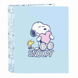 Ringmap Snoopy Love Blauw A4 27 x 33 x 6 cm