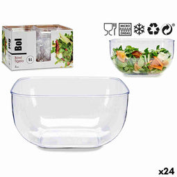 Saladekom CK80688-1 Transparant polyestyreen 5 L 26 x 12,5 x 26 cm (24 Stuks)