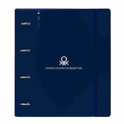 Ringmap Benetton Damero Marineblauw 27 X 32 X 4 cm