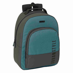 Schoolrugzak Safta Urban style Blauw Grijs 32 x 42 x 15 cm