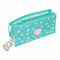 Pennenetui met 3 vakken Peppa Pig Pretty flowers Geel Munt 22 x 12 x 3 cm
