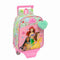 Schoolrugzak met Wielen Disney Princess Bloom Groen Roze 22 x 27 x 10 cm