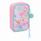 Schooletui met Accessoires Barbie Painterly Roze Hemelsblauw 12,5 x 19,5 x 5,5 cm 37 Onderdelen