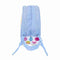 Pennenetui met 2 vakken Smiley Joyful Multicolour Licht Blauw 21 x 8 x 6 cm