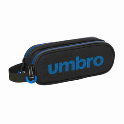 Pennenetui met 2 vakken Kelme Jet black Zwart 21 x 8 x 6 cm