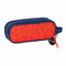Pennenetui met 2 vakken Super Mario Trick Rood Donkerblauw 21 x 8 x 6 cm