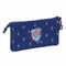 Pennenetui met 3 vakken Harry Potter Captain Marineblauw 22 x 12 x 3 cm