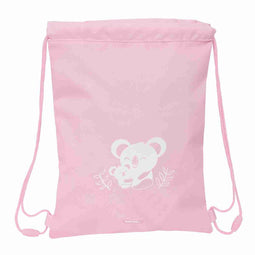 Rugtas met Koordjes Safta Koala Roze 26 x 34 x 1 cm