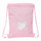 Rugtas met Koordjes Safta Koala Roze 26 x 34 x 1 cm