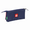 Pennenetui met 3 vakken Benetton Flag Marineblauw 22 x 12 x 3 cm