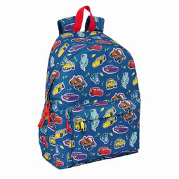 Laptoptas Cars Racing Marineblauw 31 x 43 x 13 cm