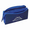 Pennenetui met 3 vakken Kappa Rain Marineblauw 22 x 12 x 3 cm