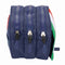 Pennenetui met 3 vakken Benetton Flag Marineblauw 21,5 x 10 x 8 cm