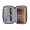 Schooletui met Accessoires Munich North Marineblauw 12.5 x 19.5 x 4 cm 29 Onderdelen