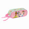 Pennenetui met 2 vakken Disney Princess Bloom Groen Roze 21 x 8 x 6 cm
