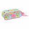 Pennenetui met 2 vakken Disney Princess Bloom Groen Roze 21 x 8 x 6 cm