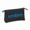 Pennenetui met 3 vakken Kelme Jet black Zwart 22 x 12 x 3 cm