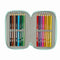 Schooletui met Accessoires Disney Blauw 12,5 x 19,5 x 5,5 cm 37 Onderdelen